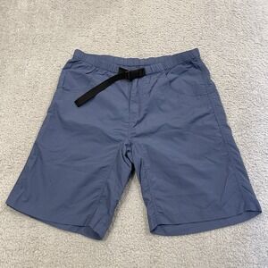 Kavu Big Eddy Shorts Mens Small Blue 9" Inseam Belted Nylon Outdoors Hiking